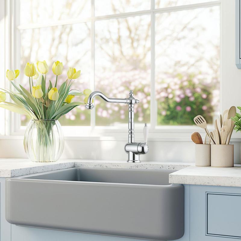 Φράνκε Particolare Old England κλασική μπαταρία κουζίνας χρωμίου 115.0060.360