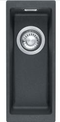 Franke Sirius 2 S2D 110.16 πλαστικό μαύρο νεροχύτη 16x41cm επιτραπέζιο 125.0252.231