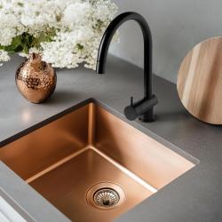 WaterEvolution Flow keukenmengkraan mat zwart met uittrekbare uitloop T155PR

Αναμεικτική μπαταρία κουζίνας WaterEvolution Flow μαύρο ματ με αποσπώμενο στόμιο T155PR