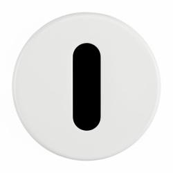 WaterEvolution Flow εντοιχισμένη νιπτήρας με υπέρυθρο αισθητήρα, σε ματ λευκό, τροφοδοτούμενη με ρεύμα T118EEBR.