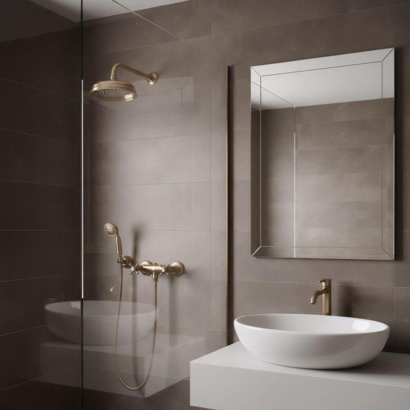 PB κλασικό σετ βρύσης ντους με αστέρια, συμπεριλαμβανομένου του χειροκίνητου ντους, Μπρούντζος 1208855282