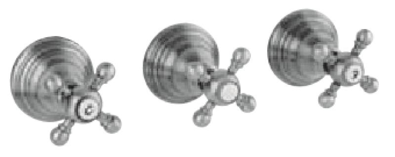 PB κλασικό σετ ντους εντοιχισμού 2 δρόμων με εναλλάκτη με αστέρια κουμπιά ανοξείδωτο ατσάλι 1208855382