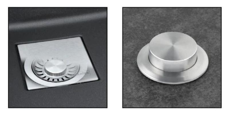 Franke Kubus KNG 110.62 νεροχύτης 72x42 γκρι γρανίτης εντοιχιζόμενος με τρύπα για βρύση 125.0512.518