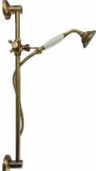 PB κλασικό σετ ράγας ολίσθησης με χειροκίνητο ντους και σωλήνα ντους μπρονζέ 1208899102