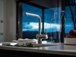 Φράνκε συμπαγής ανοξείδωτος ατσάλινος μίκτης κουζίνας Atlas Neo περιστρεφόμενη ροή 115.0521.435