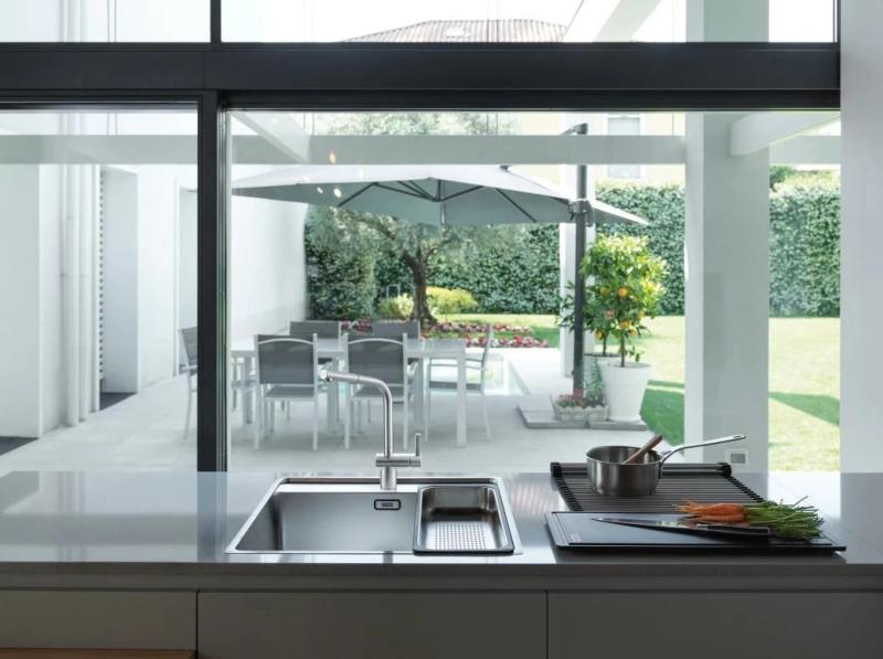 Franke RVS βουρτσισμένη Κουζινόβρυση Atlas Neo αποσπώμενη ροή inox 115.0521.438