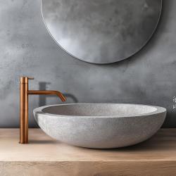 Waterevolution Flow μπαταρία νιπτήρα για νιπτήρες PVD βουρτσισμένο χαλκό T115CPE