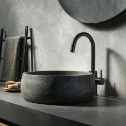 Waterevolution Flow υψηλού μοντέλου μπαταρία νιπτήρα PVD gun metal T1121FUGME.