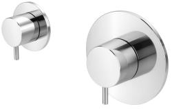 Waterevolution Flow ενσωματωμένος θερμοστάτης ντους με 1 βρύση χρώμιο 1208920980