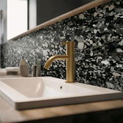 Waterevolution Flow βρύση νιπτήρα από βουρτσισμένο ορείχαλκο T1101ALE