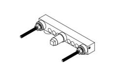 Waterevolution Ενσωματωμένος μείκτης νιπτήρα 3 οπών T0.16.3F.I