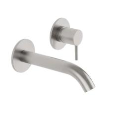 SB Round 316 εντοιχισμένη μπαταρία νιπτήρα ανοξείδωτο ατσάλι 132mm