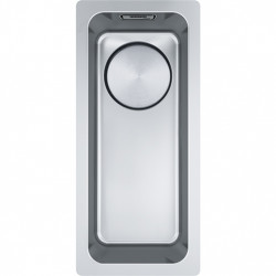 Φράνκε Μύθος MYX 110.16 ανοξείδωτος μικρός νεροχύτης 16x40cm εντοιχιζόμενος 122.0638.196