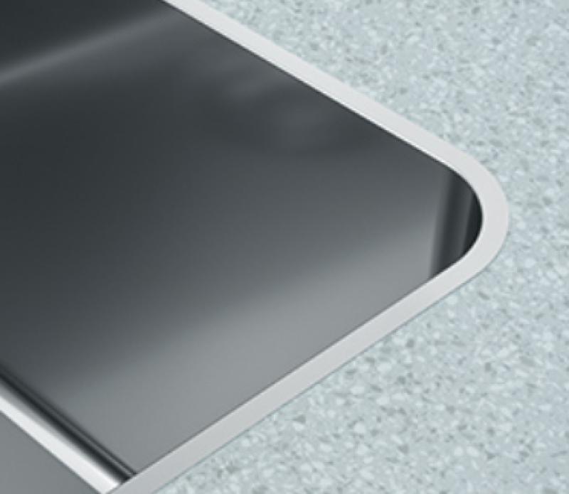 Φράνκε Μύθος MYX 210.70 ανοξείδωτος νεροχύτης 70x40cm επίπεδης εντοιχισμού 127.0638.278