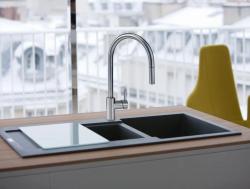 Φράνκε Βρύση Κουζίνας Eos Neo με αποσπώμενη κεφαλή ψεκασμού, πλήρως από ανοξείδωτο ατσάλι 115.0590.045