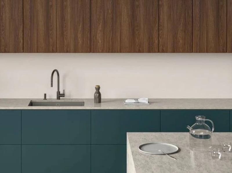 Φράνκε κουζίνας μπαταρία Eos Neo με αποσπώμενη κεφαλή ψεκασμού από PVD gun metal 115.0628.256