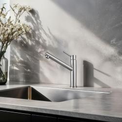 Φράνκε Όρμπιτ μασίφ ανοξείδωτος ατσάλι υψηλή κουζίνας με περιστρεφόμενο στόμιο ινοξ 115.0600.928