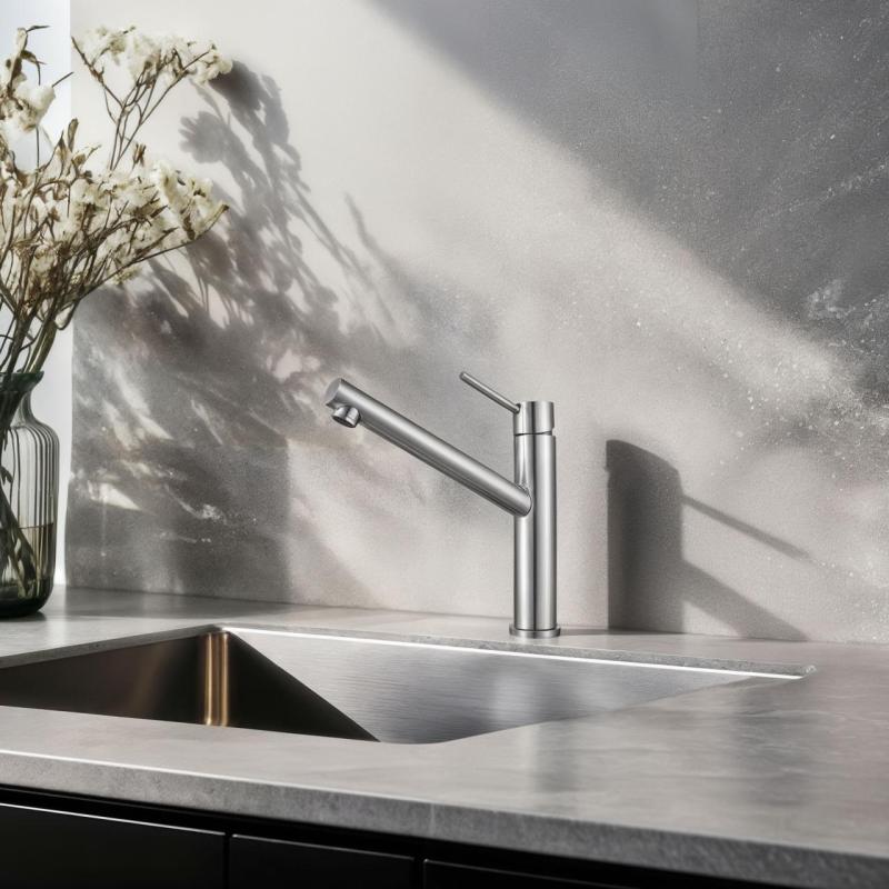 Φράνκε Όρμπιτ μασίφ ανοξείδωτος ατσάλι υψηλή κουζίνας με περιστρεφόμενο στόμιο ινοξ 115.0600.928