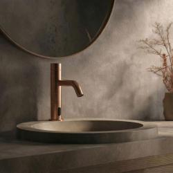 Ηλεκτρονική βρύση νεροχύτη Waterevolution Flow με υπέρυθρους αισθητήρες, με μπαταρίες, Χαλκός T110ECPE