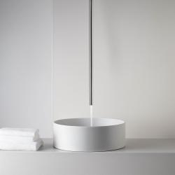 Waterevolution Flow βρύση νιπτήρα οροφής, εξάρτημα από ανοξείδωτο ατσάλι T1678IE