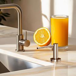 Quadri Swindon Luxe Εντοιχισμένη Διανομέας Σαπουνιού χρώμιο από πάνω ξαναγεμιζόμενο 1208956049