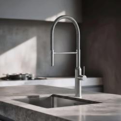 Quadri Stamford υψηλής ποιότητας μπαταρία κουζίνας με εύκαμπτο στόμιο από ανοξείδωτο χάλυβα 1208956080