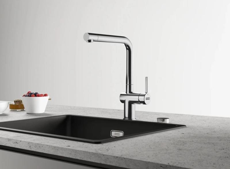 Φράνκε Active L Μπαταρία κουζίνας χρωμέ με περιστρεφόμενη έξοδο 115.0653.298