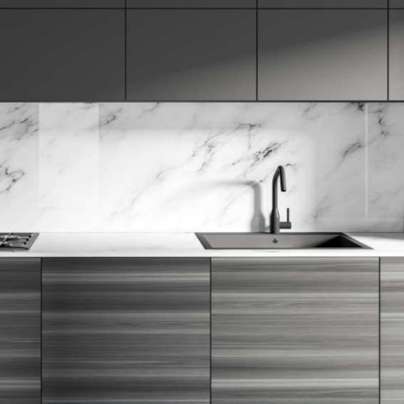 Λευκός Νιπτήρας 40x40 εκ. Εντοιχισμένος, Επιφανειακός και Επίπεδος Εντοιχισμός με Ανοξείδωτο Πρίζα 1208956392