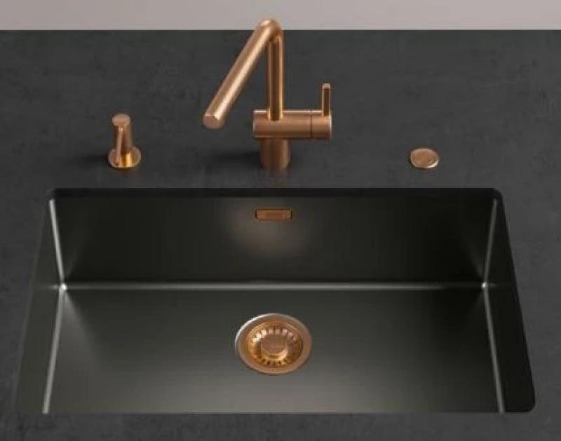 Φράνκε Mythos αριστούργημα σετ σιφονιού χαλκού με υπερχείλιση 112.0652.978