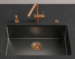 Franke Mythos δημιούργημα Σετ βύσματος καλαθιού χαλκού με κουμπί πίεσης για αυτόματη αποστράγγιση 112.0653.041