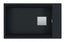 Φράνκε Κούμπους KNG 110.62 μαύρος ματ νεροχύτης 72x42 γρανίτης υποκατασκευή με τράπεζα βρύσης 125.0627.321