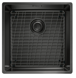 Franke Mythos Masterpiece BXM 210.40 PVD Gun Metal Νεροχύτης 400x410mm Επίπεδη Κατασκευή και Υποκατασκευή 127.0674.537