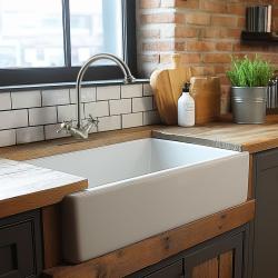 AquaTrimo Windsor κλασική κουζίνα νοσταλγική βρύση κουζίνας με στρογγυλό στόμιο χρώμιο 21WS7652CM