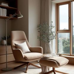 Διακόσμηση Artemia γκρι επιδαπέδια λάμπα με μακρύ μεταλλικό βραχίονα, διάμετρο 16,5 cm 2300.