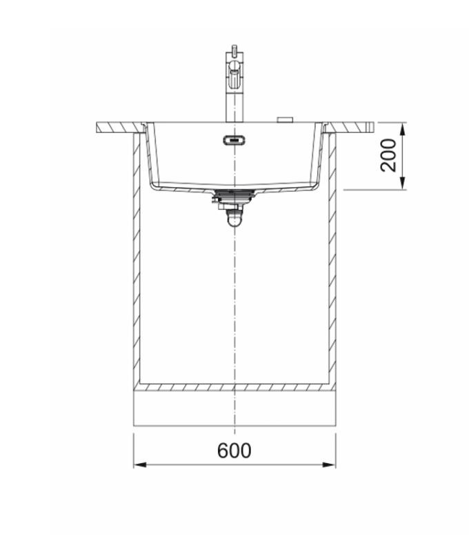 Franke Maris MRG 210-52 Fragranite oyster νεροχύτης επίπεδης εγκατάστασης