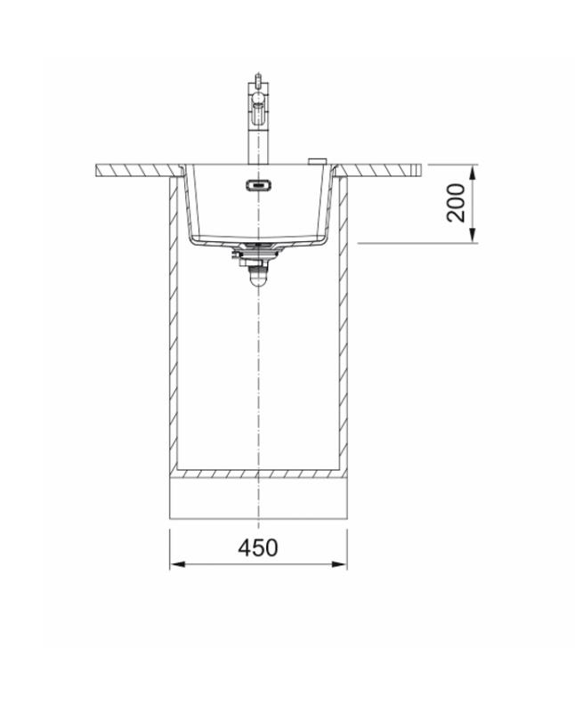 Franke Maris MRG 110-37 Fragranite πέτρινο γκρι νεροχύτης επιφάνειας εργασίας