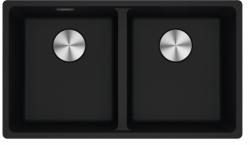 Franke Maris MRG 120-35-35 Fragranite Onyx διπλός νεροχύτης εντοιχιζόμενος