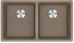 Franke Maris MRG 220-35-35 Fragranite Oyster διπλός νεροχύτης επίπεδης εγκατάστασης