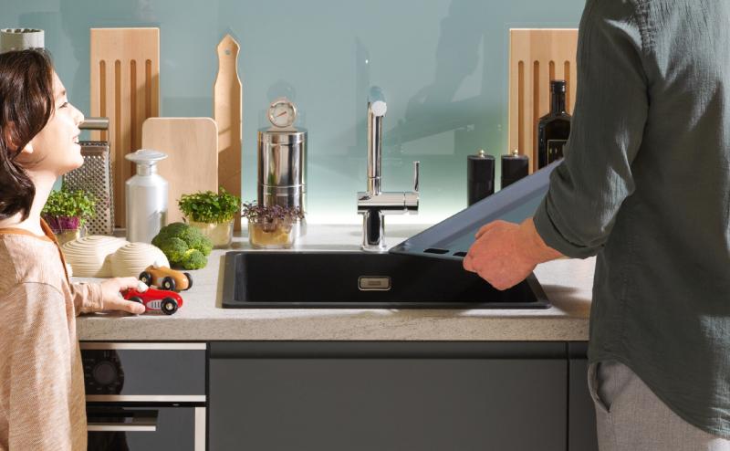 Φράνκε Μάρις MRG 260-34-15 Fragranite Onyx νεροχύτης Δεξιά εντοιχιζόμενη επιφάνεια