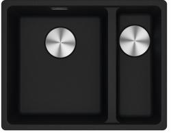 Franke Maris MRG 260-34-15 Fragranite Matt μαύρος νεροχύτης Αριστερή πλευρά επίπεδης εγκατάστασης