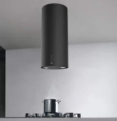Φράνκε Μύθος Σωλήνας ελεύθερο μαύρο ματ απορροφητήρας οροφής 37εκ διάμετρος 335.0588.180