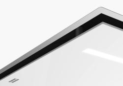 Φράνκε Mythos μονάδα οροφής λευκό γυαλί απορροφητήρας 90εκ 350.0679.883