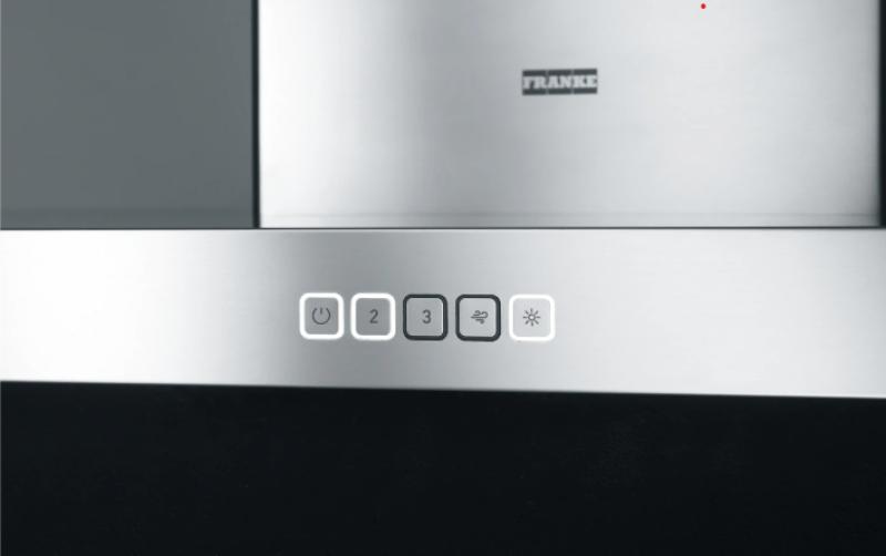 Φρανκ Μύθος Tale επιτοίχιος απορροφητήρας από ανοξείδωτο ατσάλι 90cm 325.0597.294