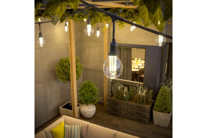 Διακόσμηση Κήπου Γιρλάντα 10m AC220-240V 50-60Hz 10xE27 2x0 75mm 1208958646