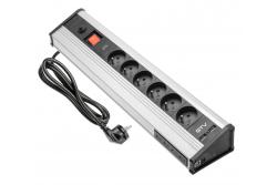 Καλώδιο επέκτασης γραφείου MULTI με προστασία από υπερτάσεις, 6x πρίζα με γείωση, 4x USB 1208958684