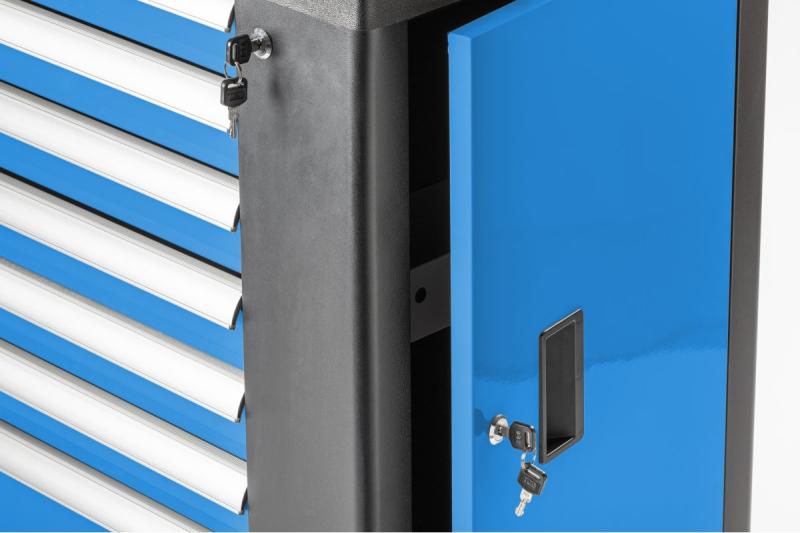 Εργαλειοθήκη Hoegert με 7 συρτάρια και πλευρική πόρτα. 1208962009