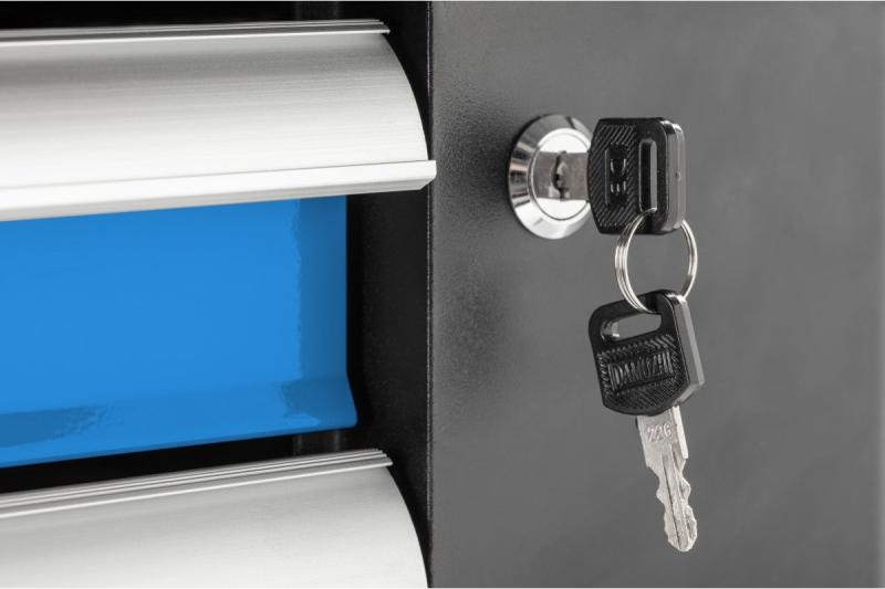 Εργαλειοθήκη Hoegert με 7 συρτάρια και πλευρική πόρτα. 1208962009