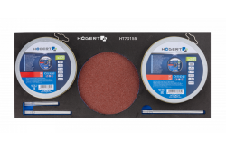 Σετ δίσκων λείανσης Hoegert για το κόψιμο μετάλλου και ανοξείδωτου χάλυβα, 60 τεμάχια. 1208962062