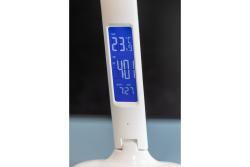 Decoρατικό Φωτιστικό Τραπεζιού GALACTIC LED 5W 240lm AC220-240V 50/60Hz με δυνατότητα αλλαγής χρωμάτων (3000K 4000K 6000K) ημερολόγιο ξυπνητήρι θερμόμετρο λευκή θήκη. 1208962484