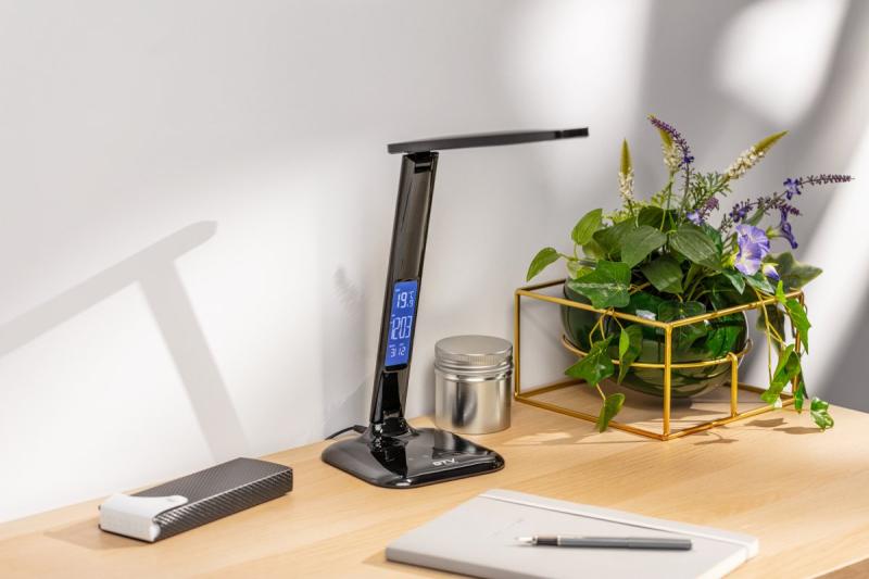 Διακόσμηση Λάμπα γραφείου LINEAR 7W 420lm AC220-240V 3-CCT 5-βήματα ρύθμισης έντασης PF>0 5 RA>80 μαύρο 1208962501